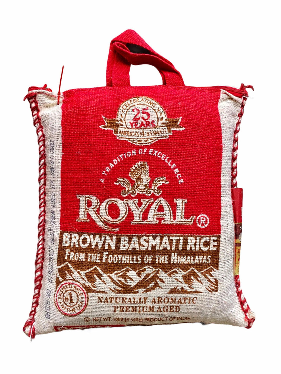 Brown Basmati Rice 10 Pounds (Berenj) Kalamala