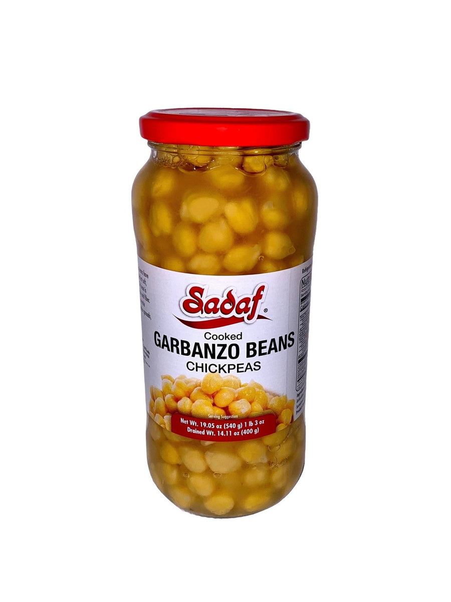Cooked Garbanzo Beans Jar (Chickpeas) Kalamala