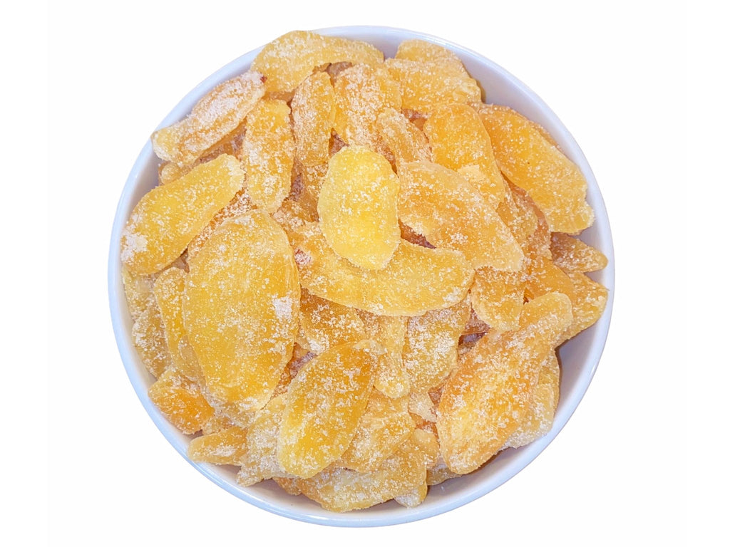 Ginger Crystallized Slices - Sliced - 8 Oz ( Bargeye Zanjabil ) - Dried Fruit and Berries - Kalamala - Kalamala