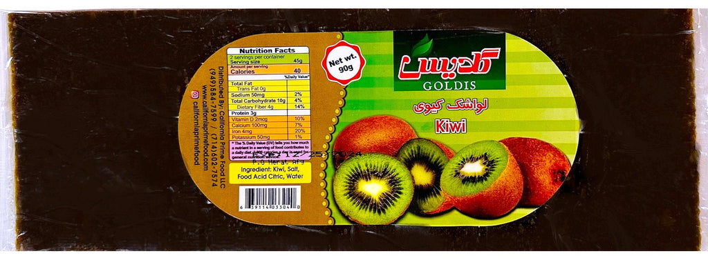 Large Fruit Leather - Kiwi ( Lavashak Kivi ) - Fruit Leather - Kalamala - Goldis