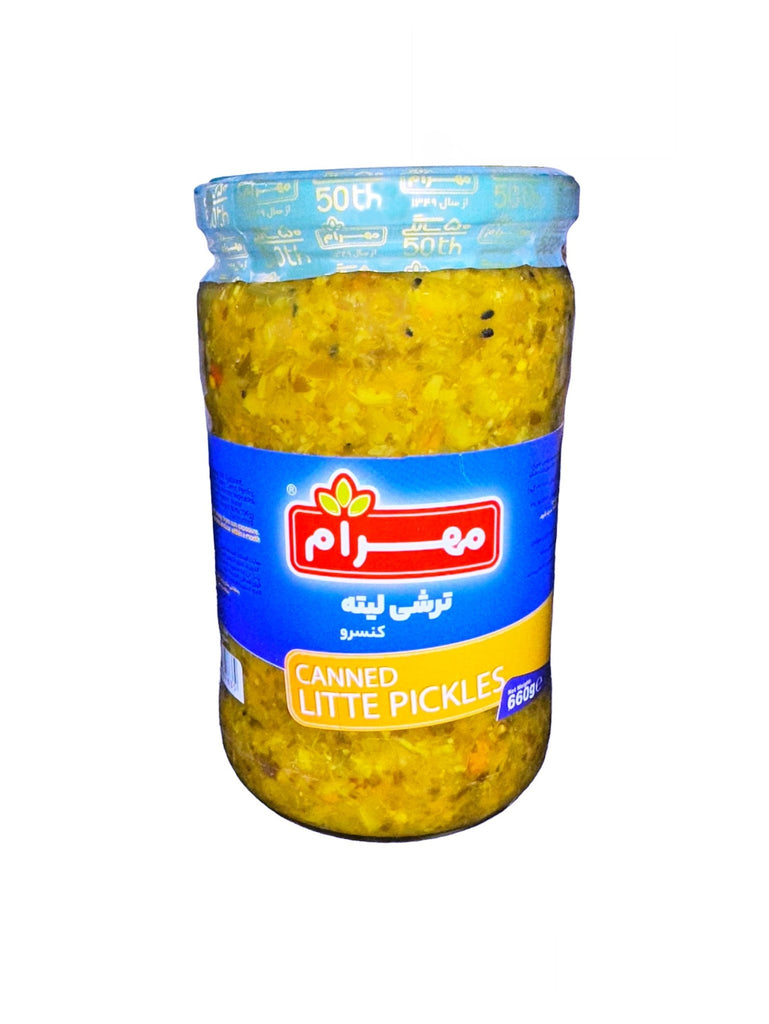 Liteh Pickle - Pickled ( Torshi Leeteh-Turshi ) - Relish - Kalamala - Mahram