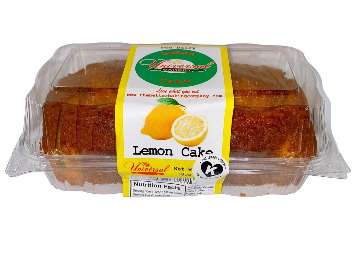 NonDairy Lemon Sliced Cake NonDairy (Cake E Limoo) Kalamala