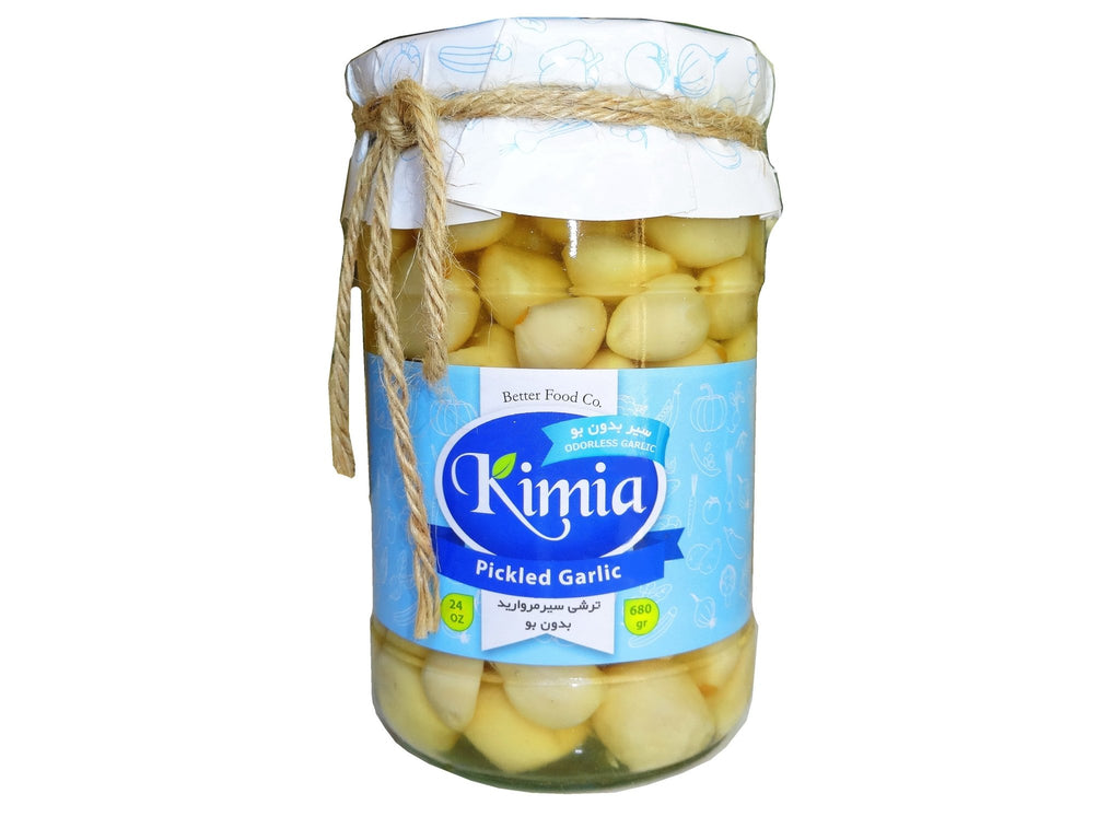 Odorless Pickled Garlic ( Sir Torshi-Turshi ) - Garlic Pickle - Kalamala - Kimia