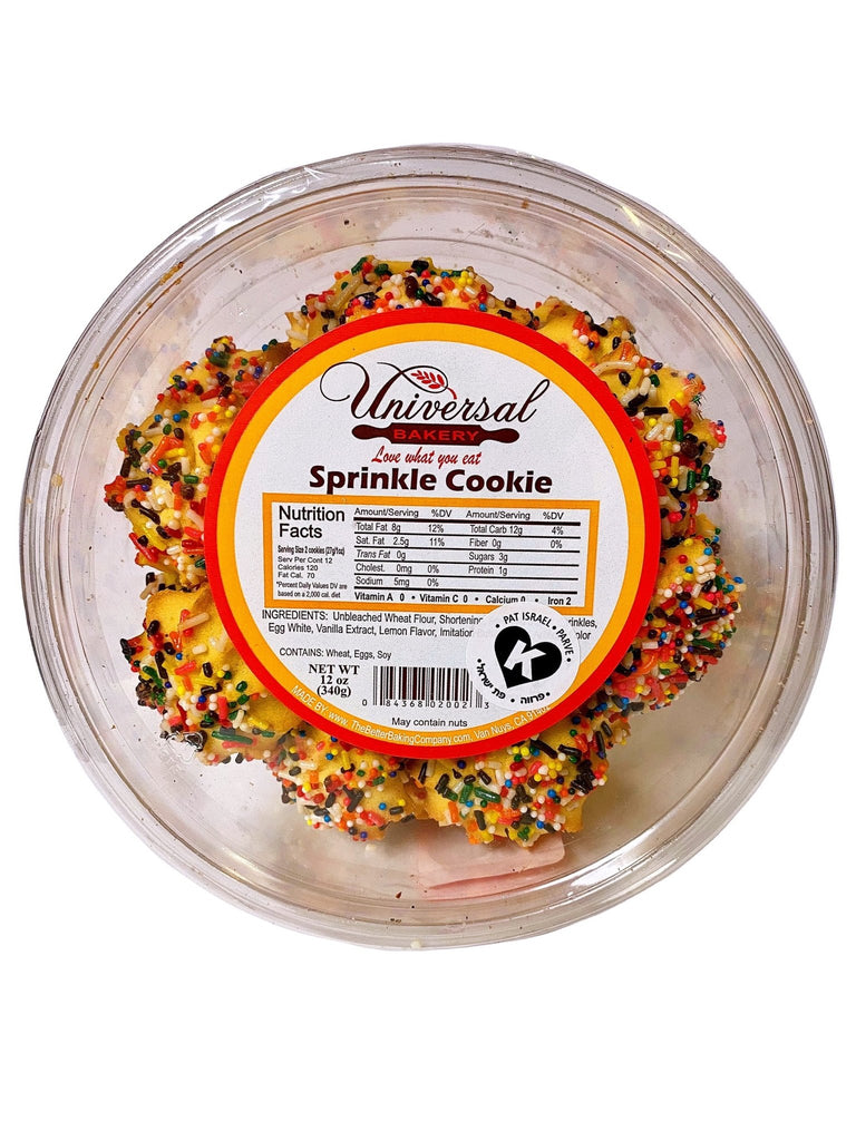 Sprinkle Cookie - 50% Less Sugar - Fresh Sweets & Pastry - Kalamala - Universal Bakery