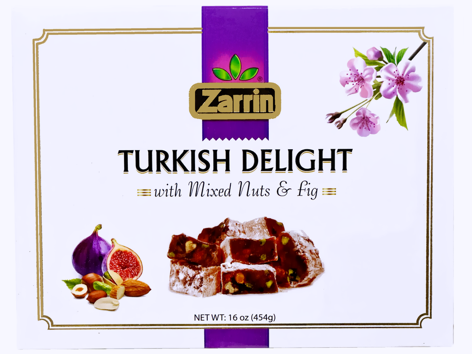 【Nikmatussholikah696】 Turkish Delight Mixed Nuts & Fig - 16 Oz (Baslogh, Basloogh
