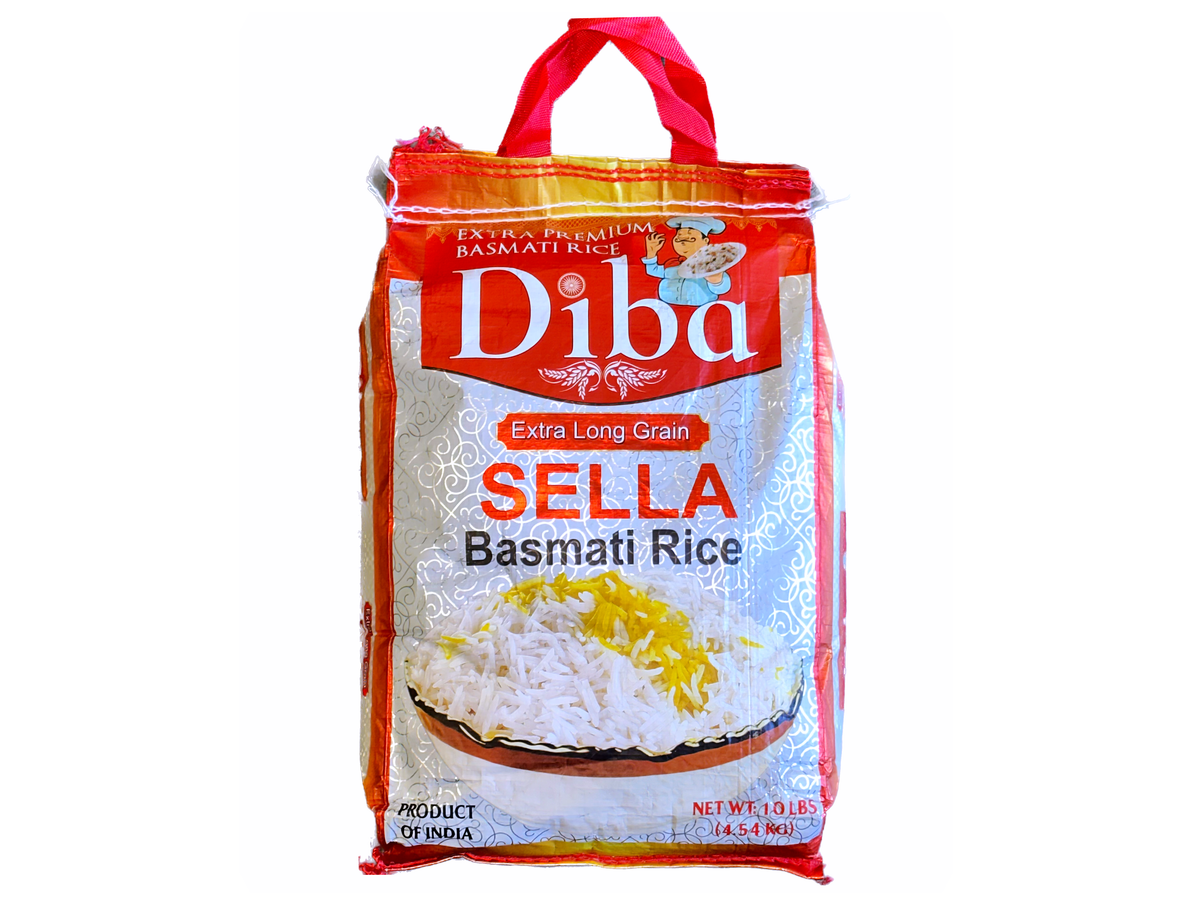 Extra Long Grain Sella (Sela) Basmati Rice Diba β Kalamala