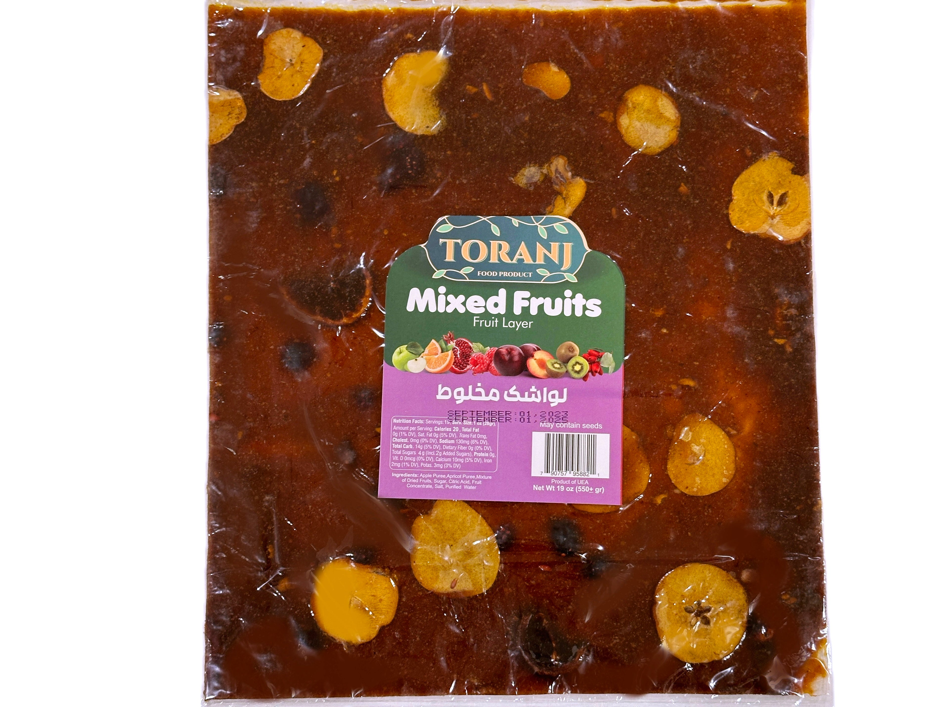 Mixed Fruit Layer Extra Large With Seeds (19 Oz) - Dried Leather