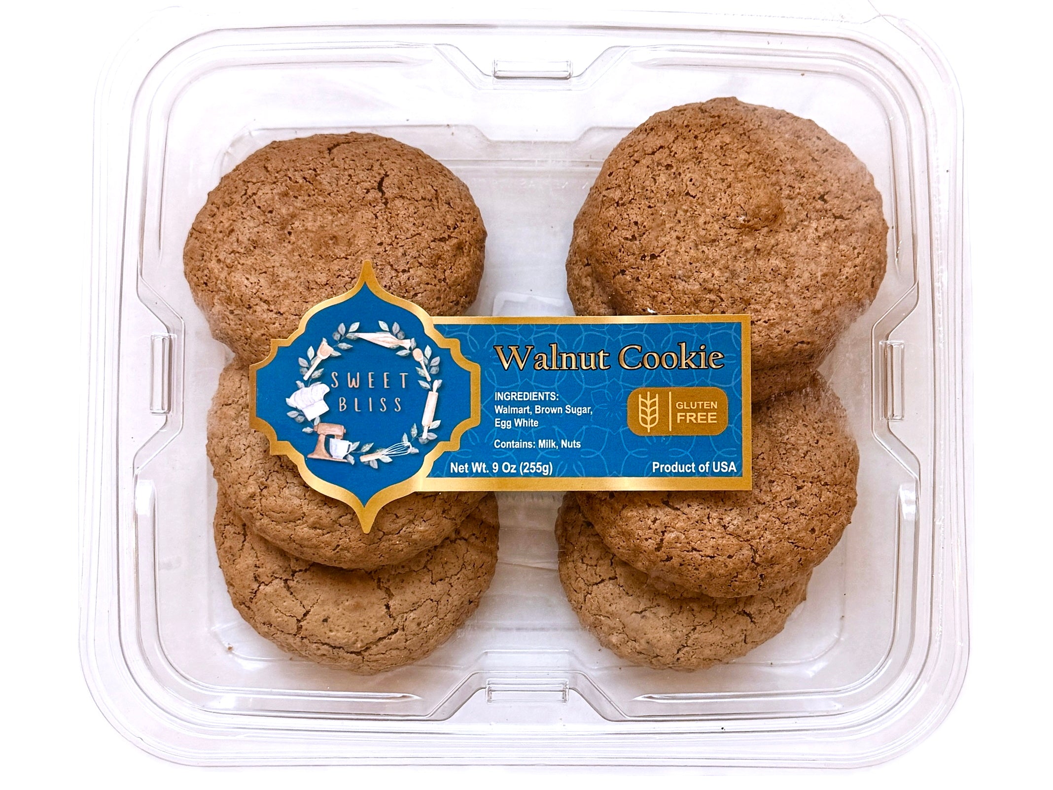 クッキー233 Gluten-Free Walnut Cookie (Shirini Gerdooee) – Kalamala