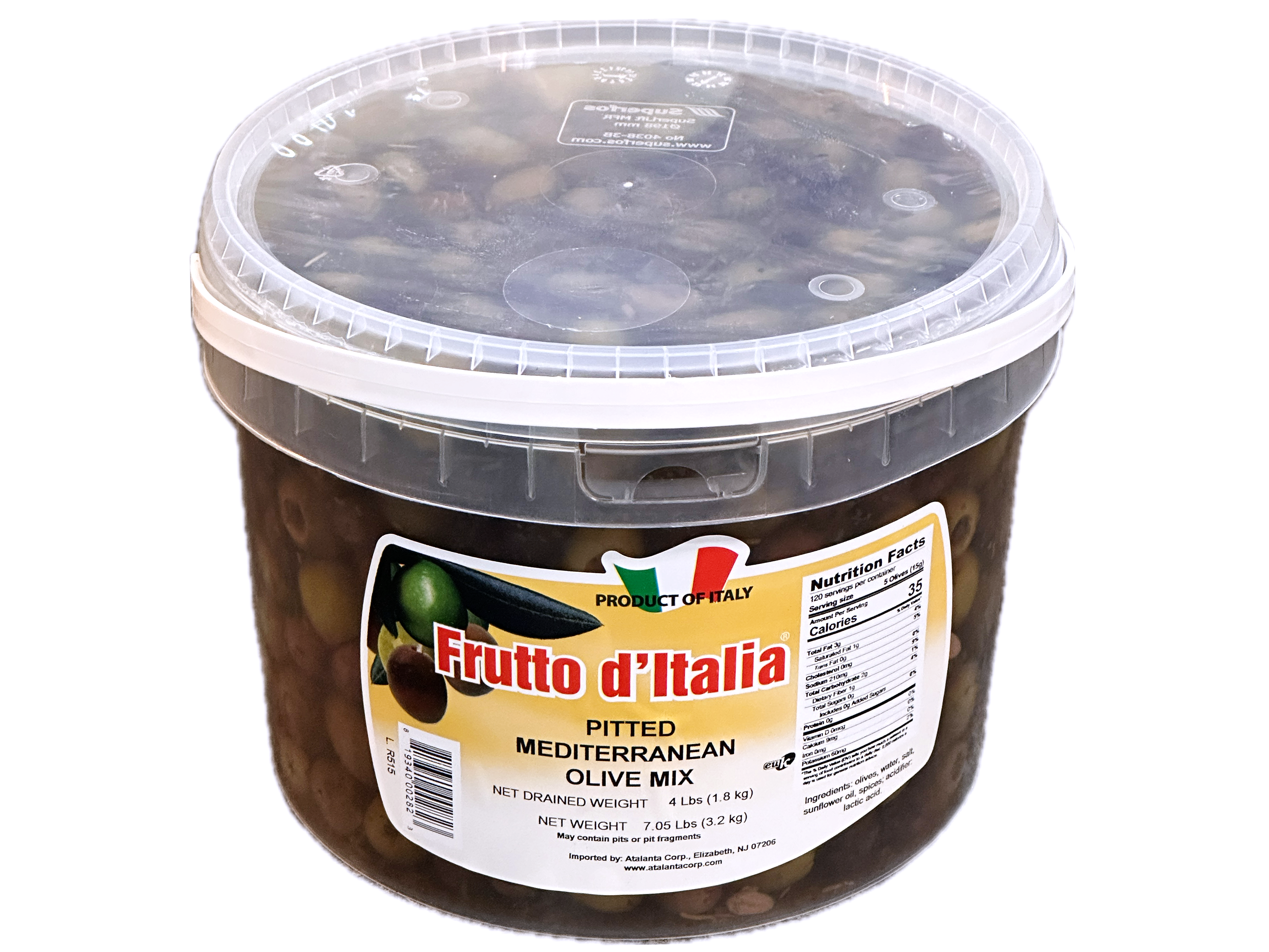 Pitted Mediterranean Olive Mix Frutto d'Italia (4 Lbs) – Kalamala
