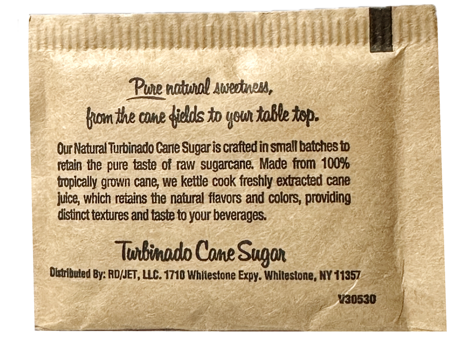 Chef's Quality Turbinado Cane Sugar 4 Gr (1000 Packs) – Kalamala