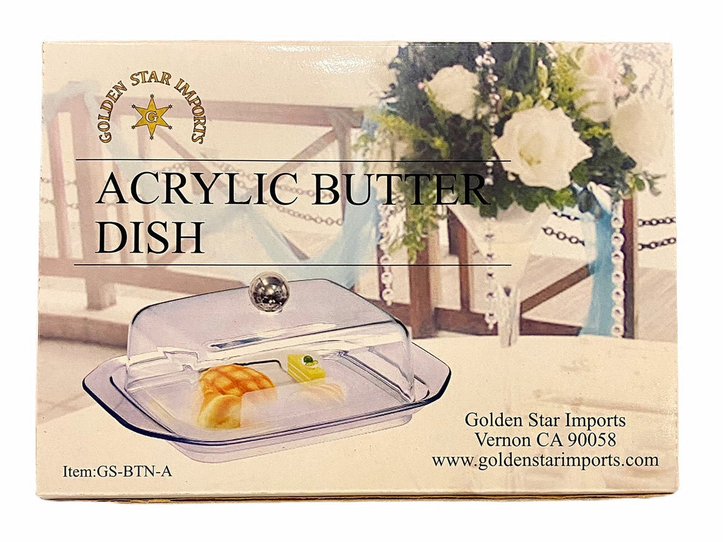 Acrylic Plastic Butter Dish ( Ja Karehie ) - Serveware - Kalamala - Golden Star