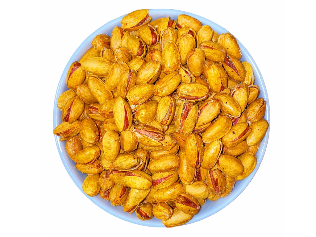 Akbari Pistachio - Roasted With Sea Salt - Roasted - 1 Pound -Fresh, Best Quality, Saffron ( Pesteh Akbari Shoor ) - Nuts - Kalamala - Kalamala