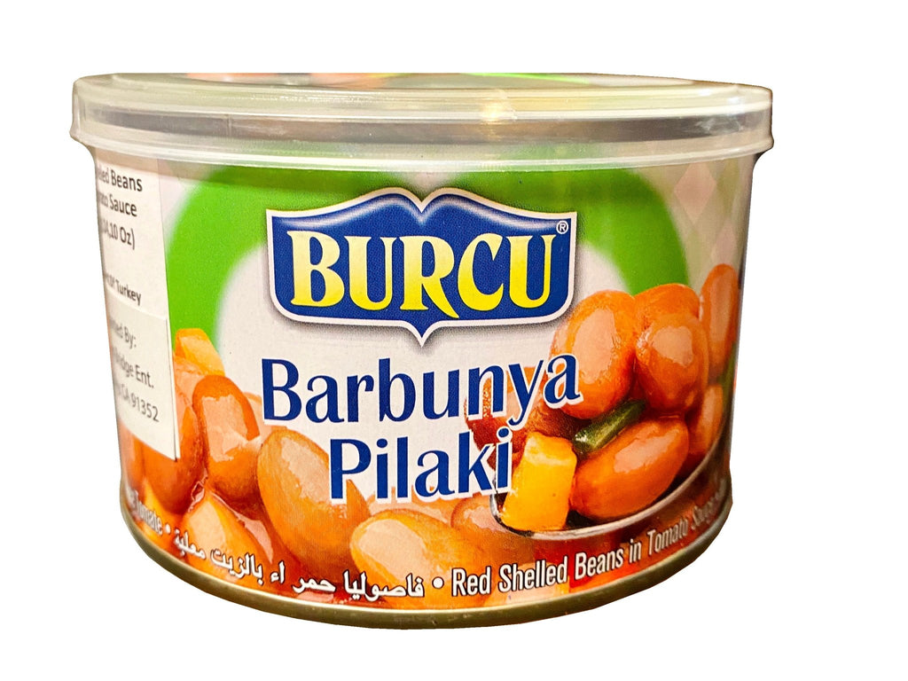 Barbunya Pilaki - Red Shelled Beans in Tomato Sauce - 400g ( PilakiBurcu ) - Prepared Beans - Kalamala - Burcu
