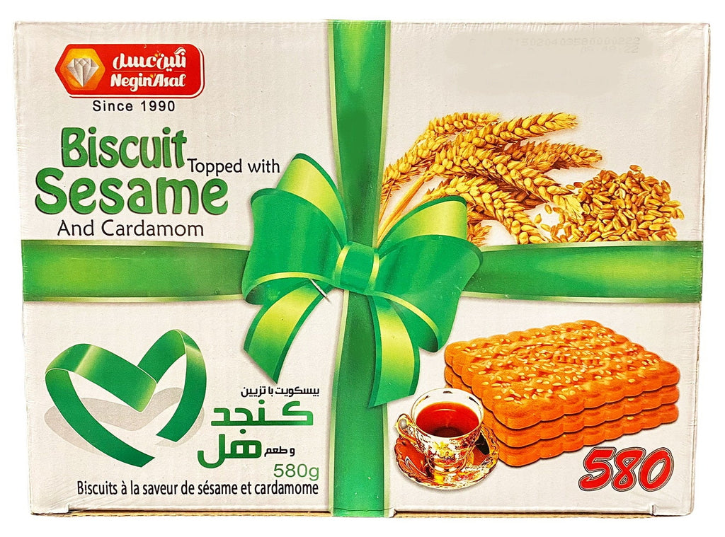 Biscuit - Topped With Sesame and Cardamom - Biscuit & Cracker - Kalamala - Negin Asal