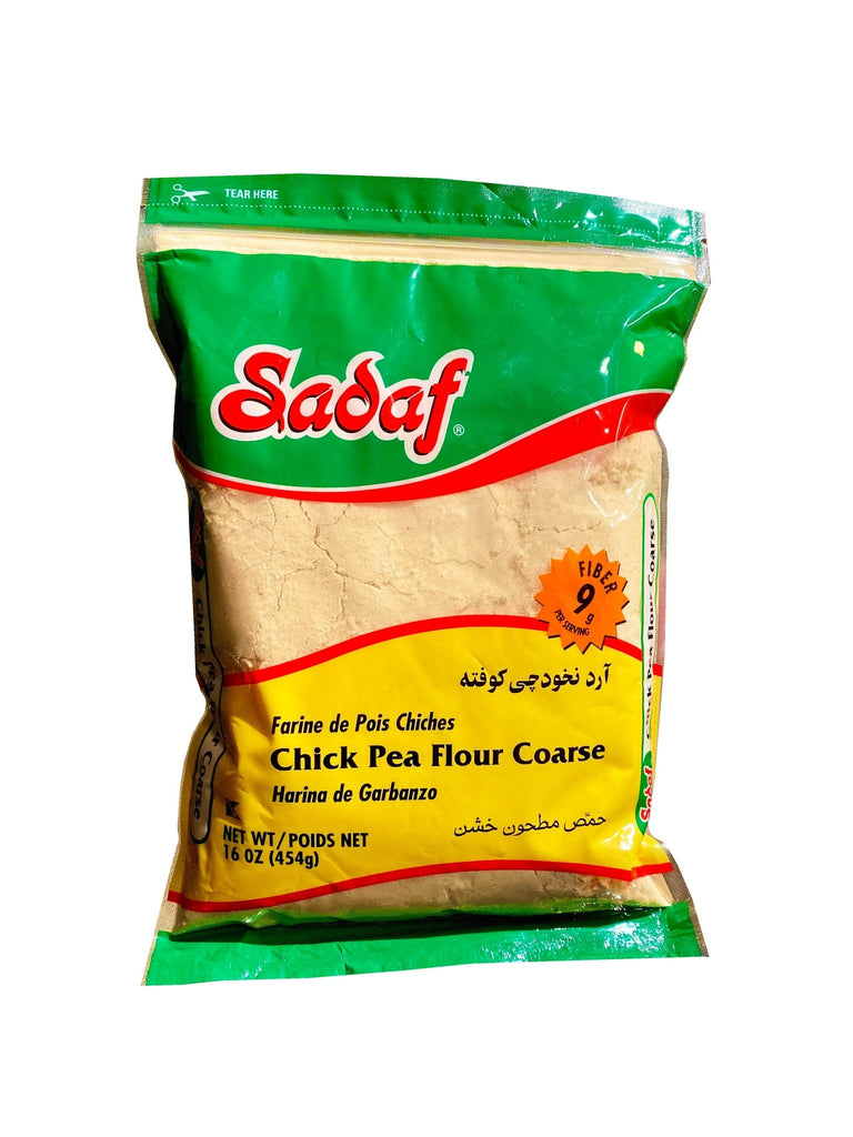 Chick Pea Flour - Coarse - 1 Pound ( Ard Nokhodchi ) - Flour - Kalamala - Sadaf