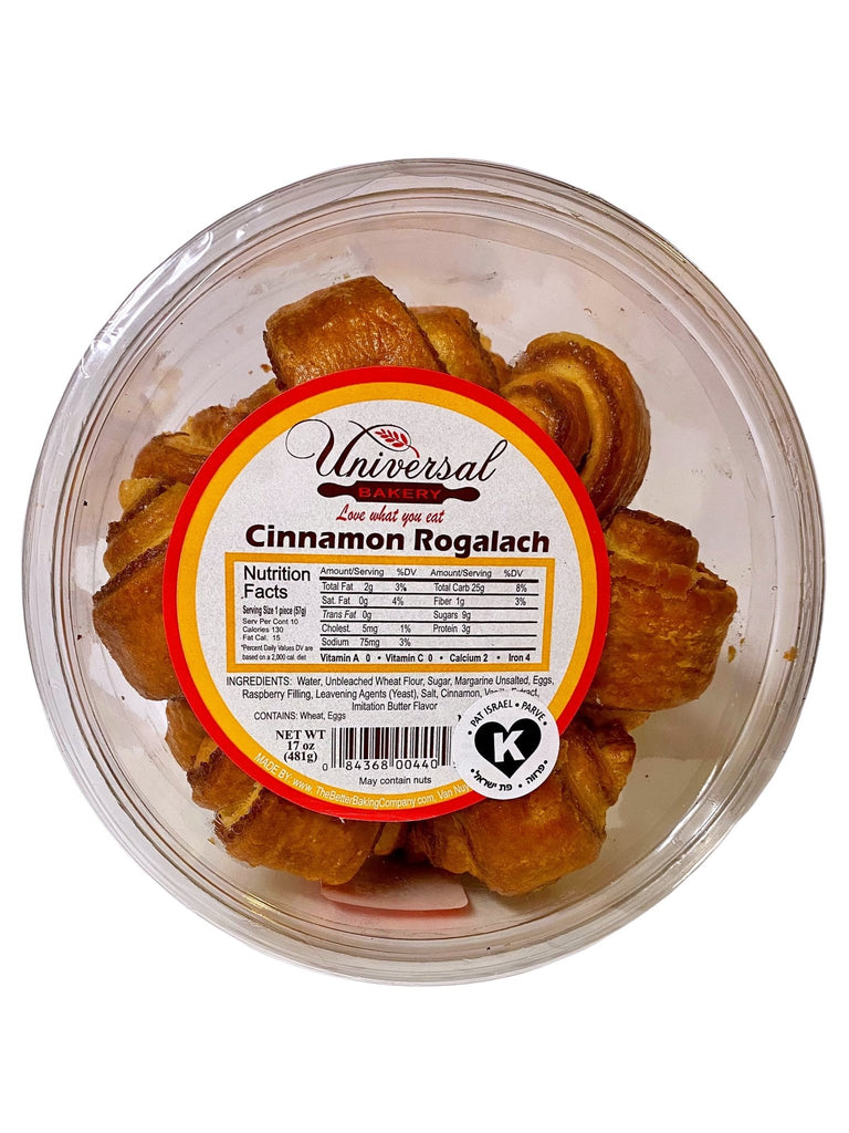 Cinnamon Rogalach Cookie - 50% Less Sugar - Low Sugar - Fresh Sweets & Pastry - Kalamala - Universal Bakery