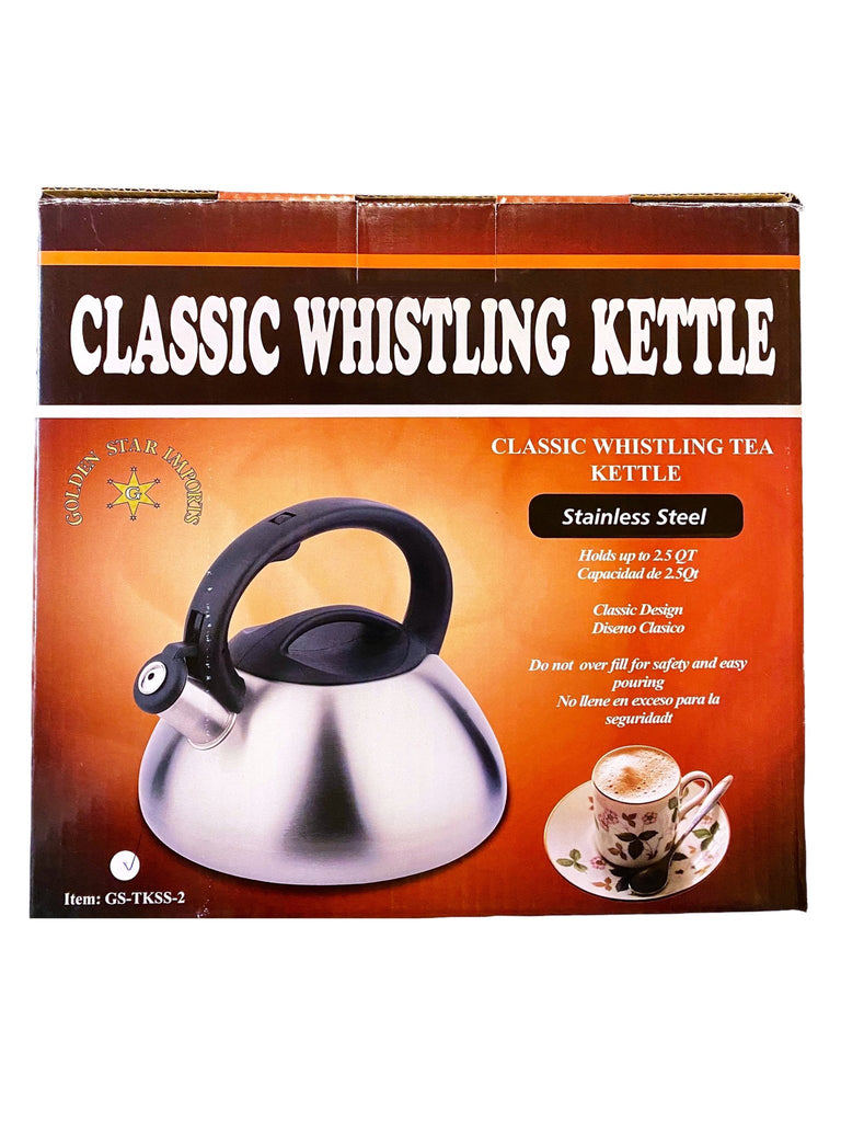 Classic Whistling Stainless Steel Kettle ( Ketri soot Zan ) - Kettles - Kalamala - Golden Star