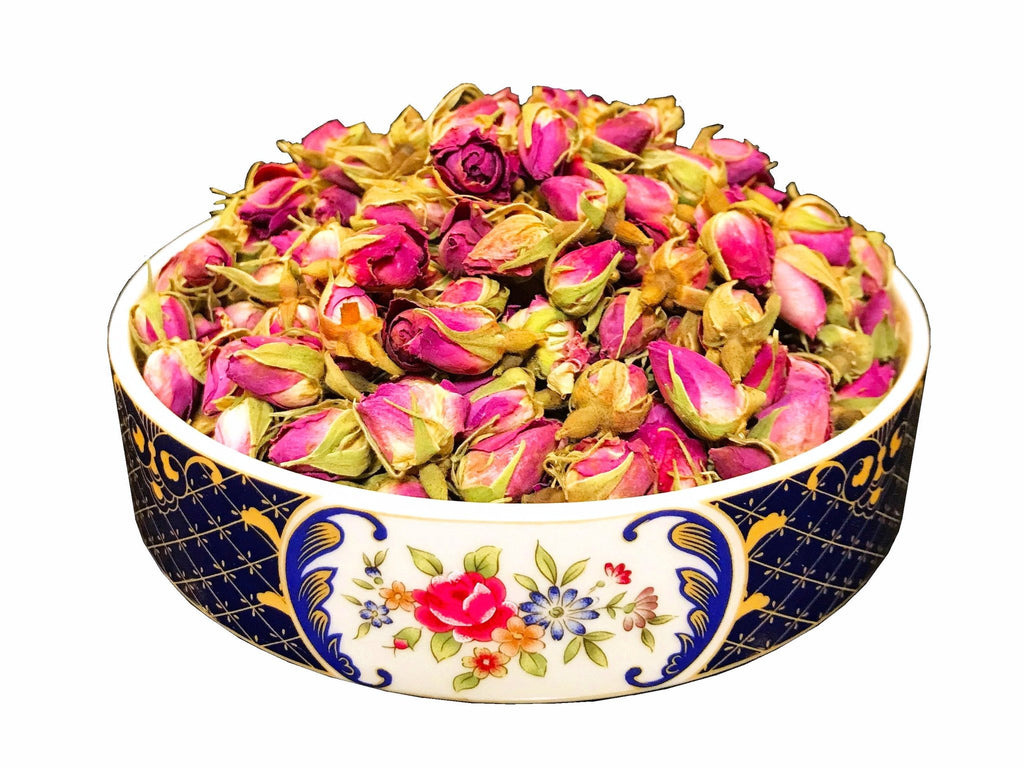 Damask Rose Bud - 0.5 Pounds ( Gol Mohammadi ) - Dry Flowers - Kalamala - Kalamala