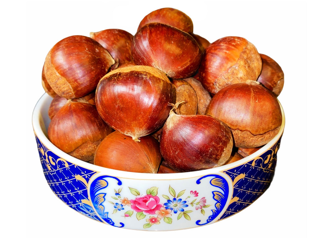 Fresh Raw Large Chestnut - 1 LB ( Shah Baloot ) - Fresh Nuts - Kalamala - Kalamala