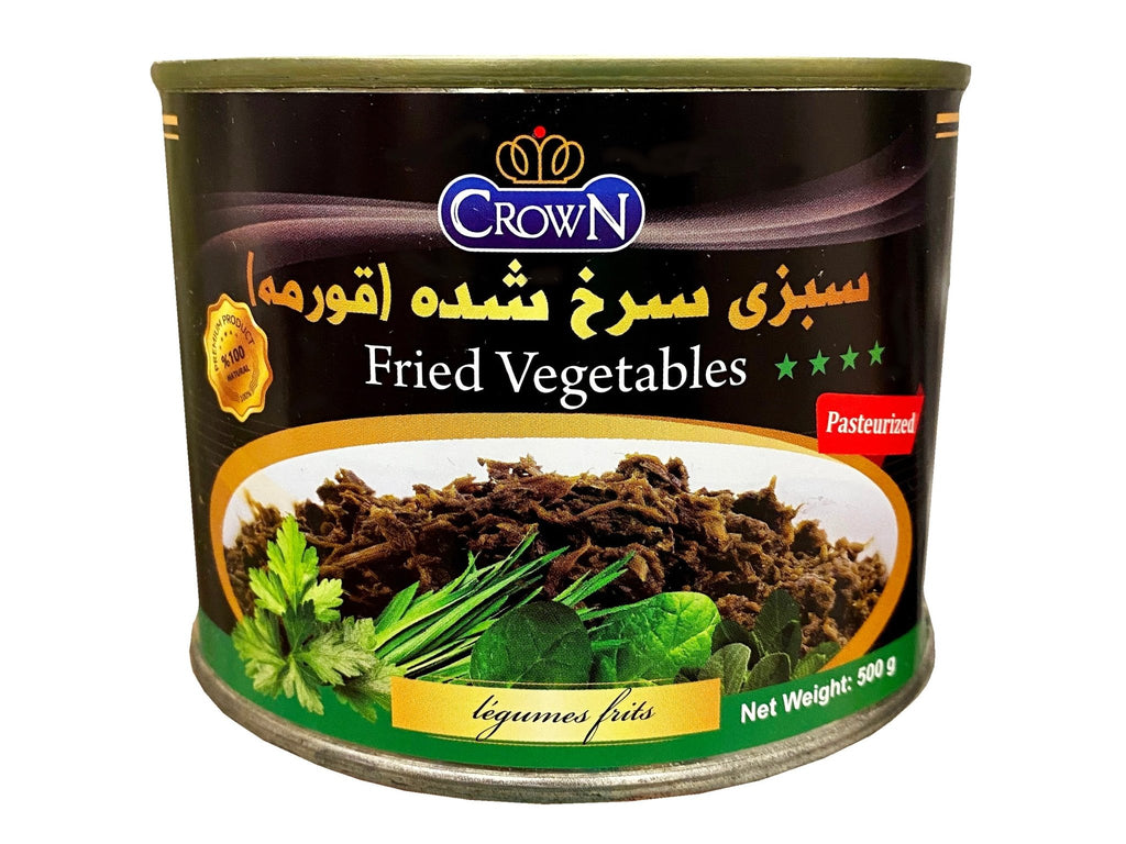Fried Ghormeh Sabzi Herbs - Canned ( Sabzy ) - Prepared Sabzy - Kalamala - Crown