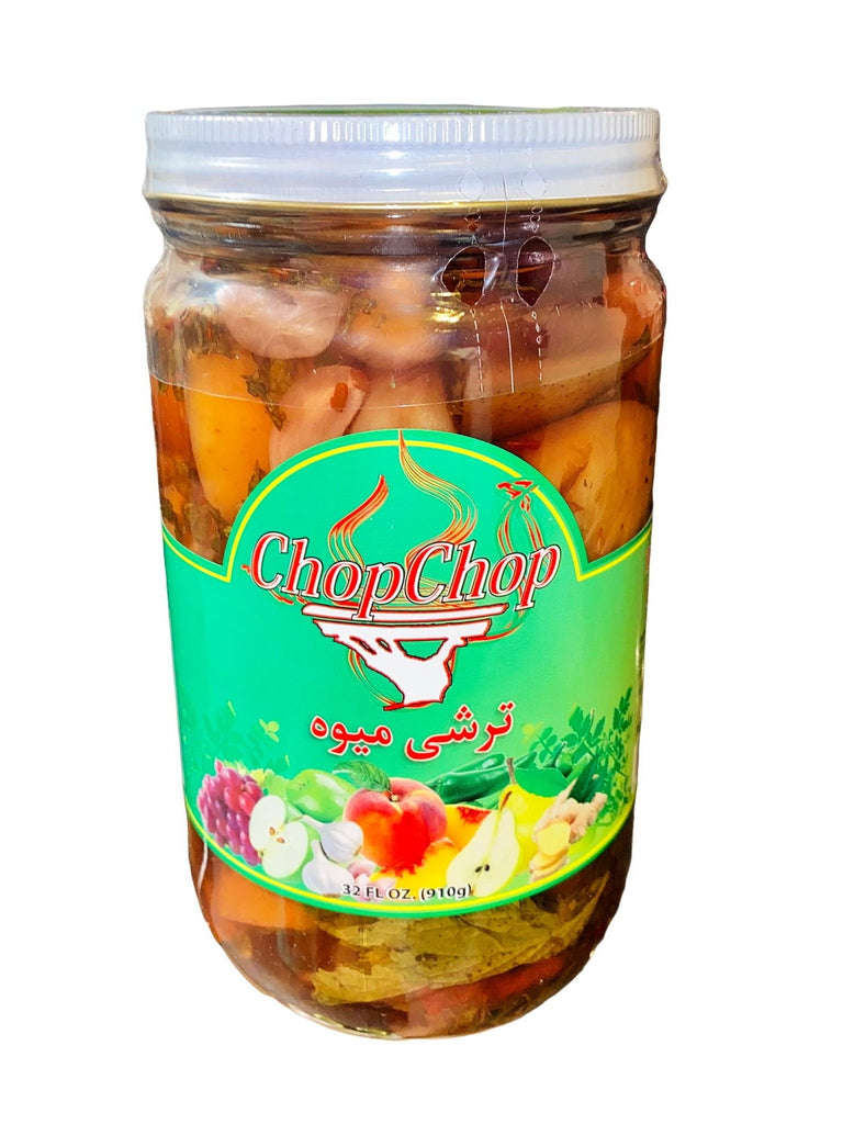 Fruits Pickled - 32 Oz ( Torshi Miveh ) - Fruit Pickle - Kalamala - Chop Chop