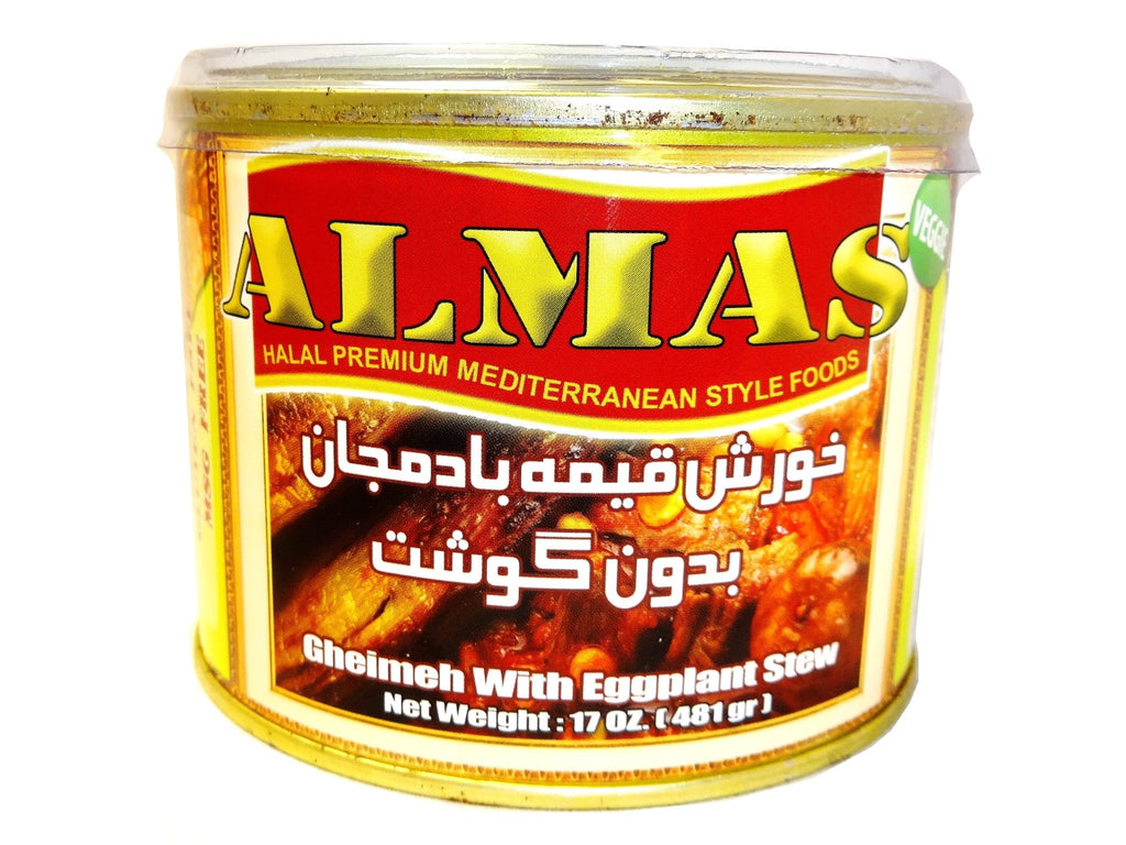 Gheimeh With Eggplant Stew - Canned - No Meat ( Gheymeh ) - Prepared Stews - Kalamala - Almas