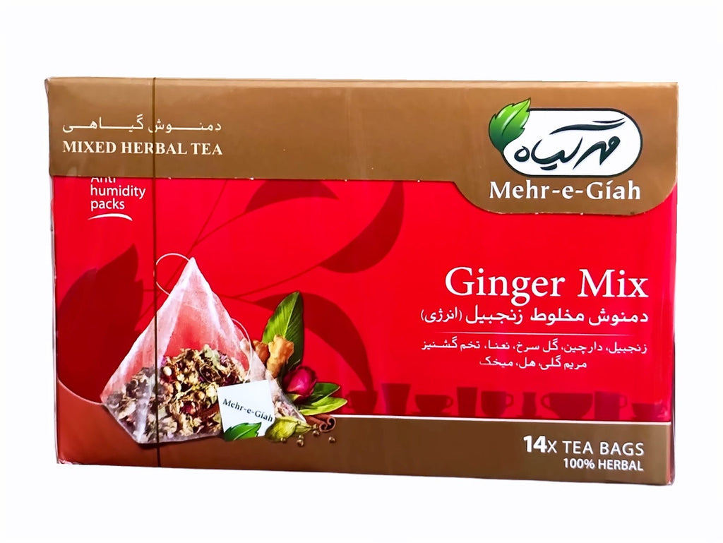 Ginger Mix - Mixed Herbal Tea ( Damnoosh e Chai Tursh ) - Herbal Tea - Kalamala - Mehr-e-Giah