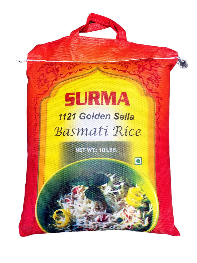 Golden Sella Basmati Rice - 10 Pounds ( Berenj ) - Rice - Kalamala - Surma