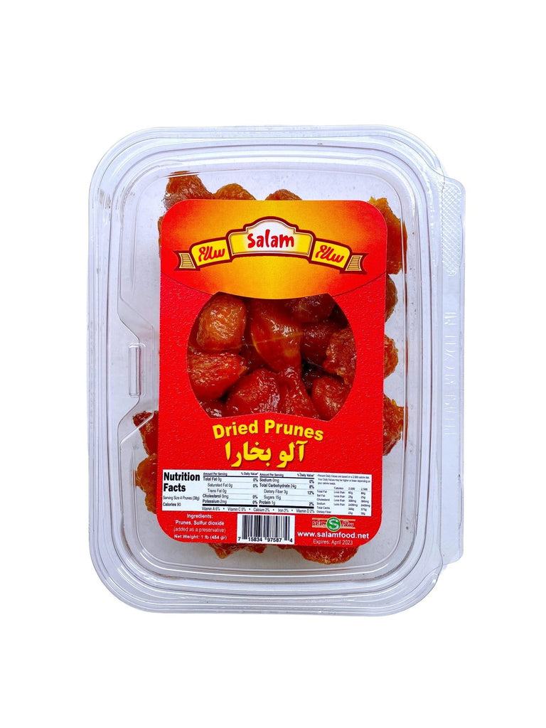 Golden Sour Prune Salam - 1 Pound ( Aloo Khoreshti, Aloo Bukhara, Alu Bokhara ) - Dried Fruit and Berries - Kalamala - Salam