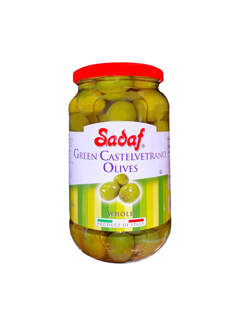 Green Castelvetrano Whole Olives ( Zeytoon Sabz ) - Olives - Kalamala - Sadaf