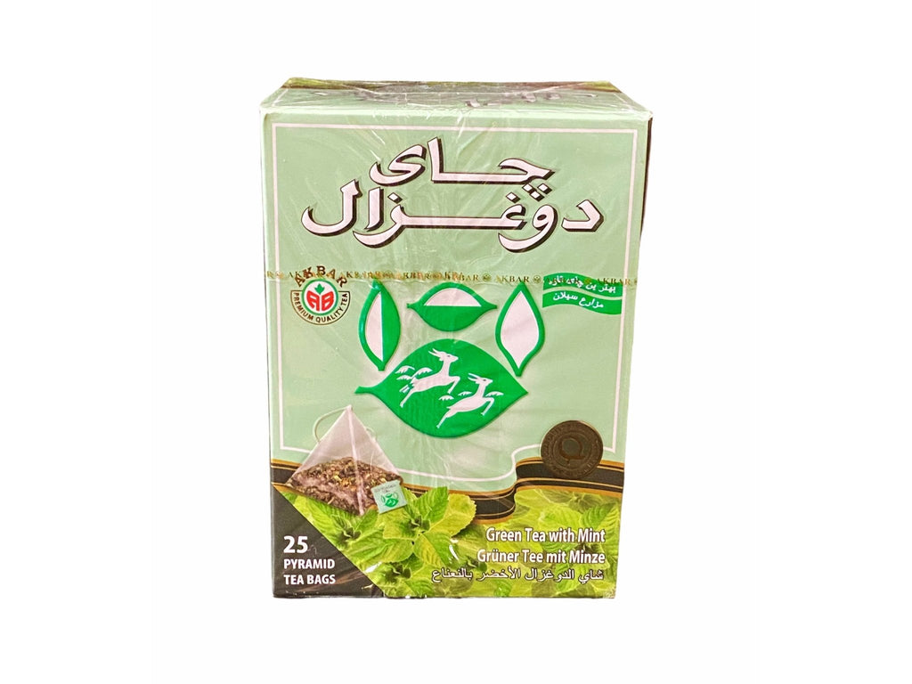 Green Tea With Mint - 25 Bags ( Chai Sabz Ba Nanaa ) - Tea - Kalamala - Dou Ghazal