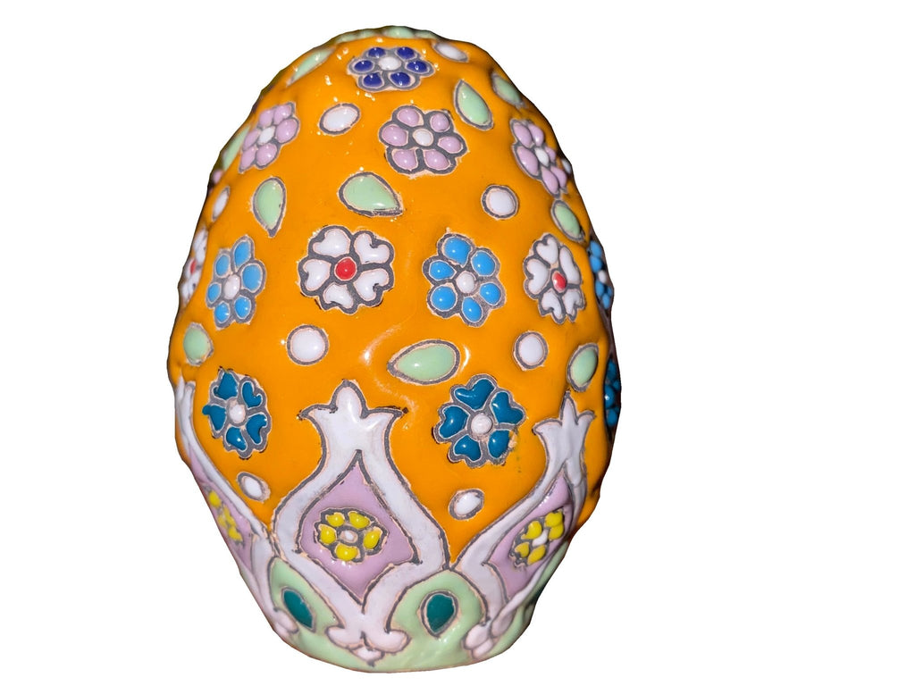 Haft sin Decorative Handcrafted Clay Egg - Colored Egg - Noruz - Kalamala - Kalamala