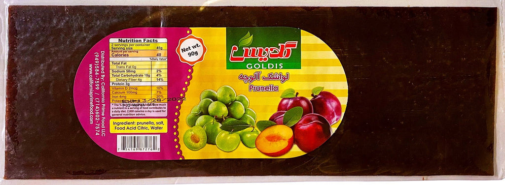 Large Fruit Leather - Prune ( Lavashak Aloocheh ) - Fruit Leather - Kalamala - Goldis