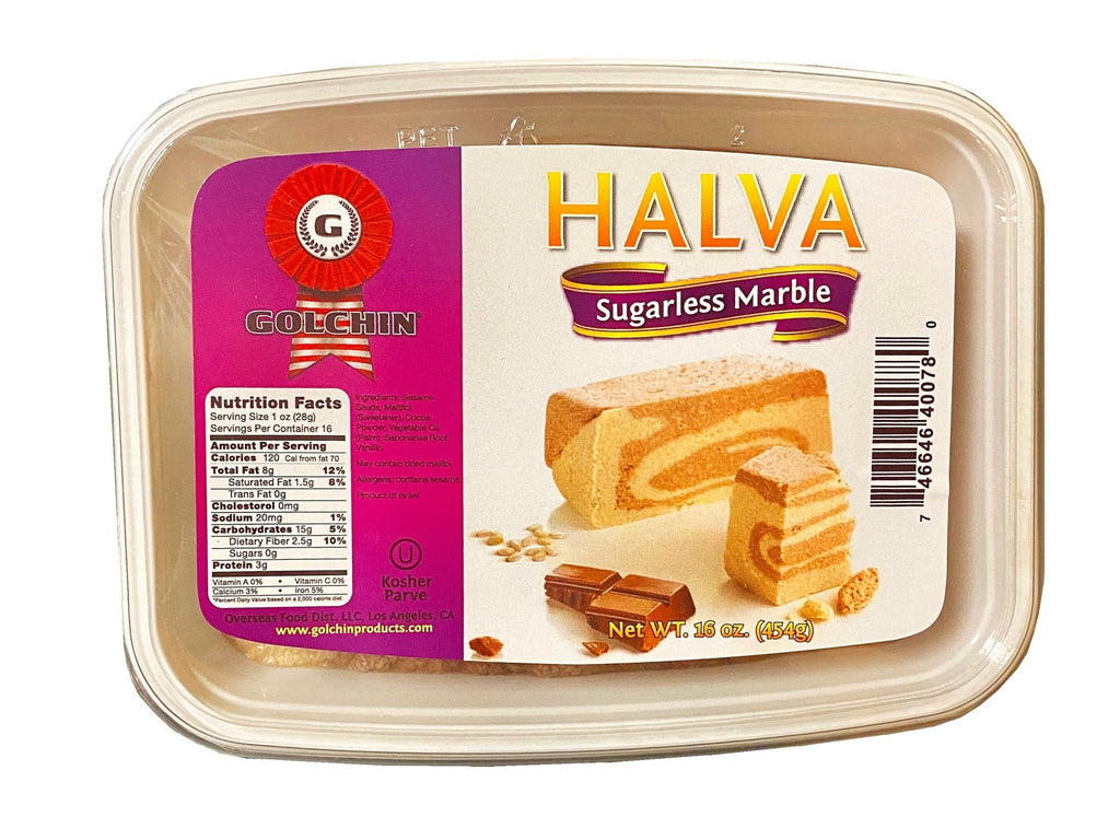 Marble Halva - Sugarless ( Halvardeh ) - Halva - Kalamala - Golchin