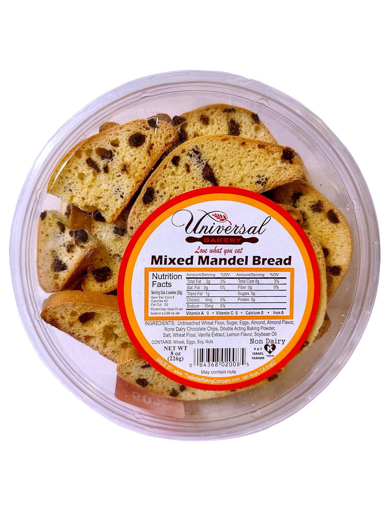 Mixed Mandel Bread (50% Less Sugar) Universal Bakery - Kalamala - Universal