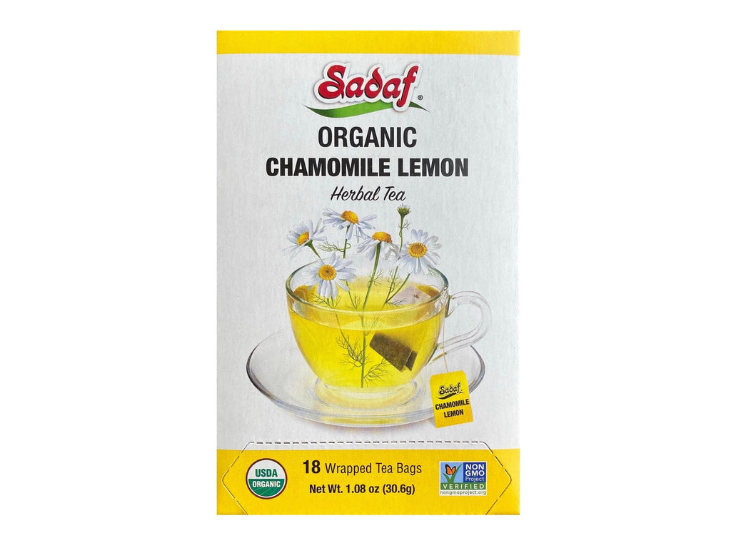 Organic Chamomile Lemon Teabag - Organic ( Dam Noosh e Babooneh Va Limoo ) - Herbal Tea - Kalamala - Sadaf