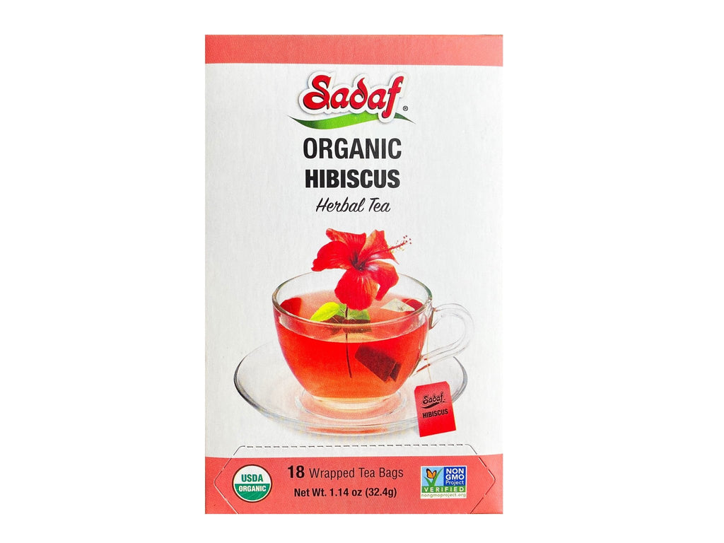 Organic Hibiscus Teabags - Organic ( Dam Noosh ) - Herbal Tea - Kalamala - Sadaf