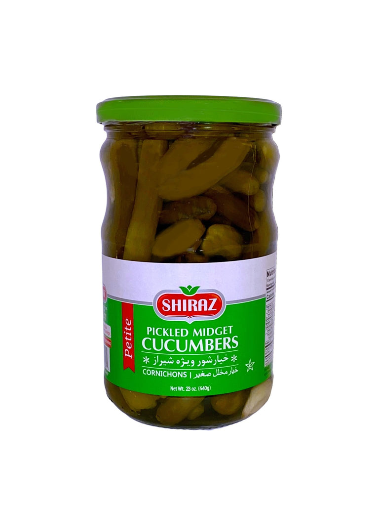Pickled Cucumbers Shiraz Midget ( Khiar shoor ) - Cucumber Pickle - Kalamala - Shiraz