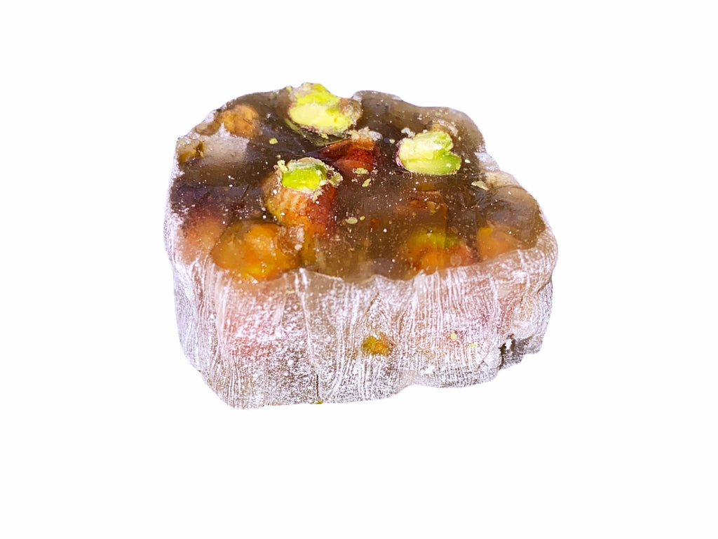 Pistachio/Walnut Nugget - 1 Pound ( Baslogh - Basloogh - Baslough - Locum - Lokum ) - Candy & Confections - Kalamala - Kalamala