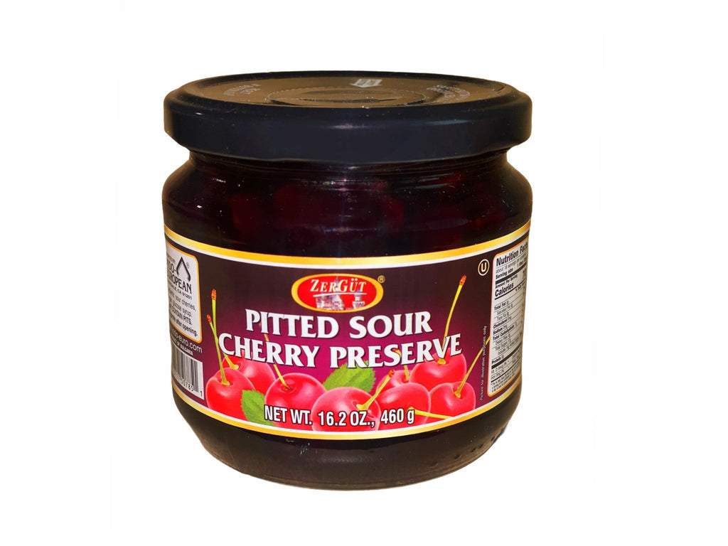 Pitted Sour Cherry Preserve ( Muraba Albalu ) - Jam - Kalamala - Zergut