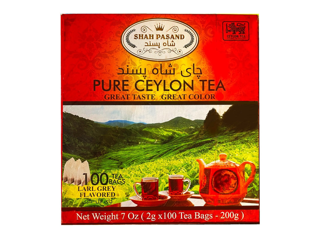 Pure Ceylon Earl Grey Tea - Tea bags - 100 Tea bags ( Chai ) - Tea - Kalamala - Shah Pasand