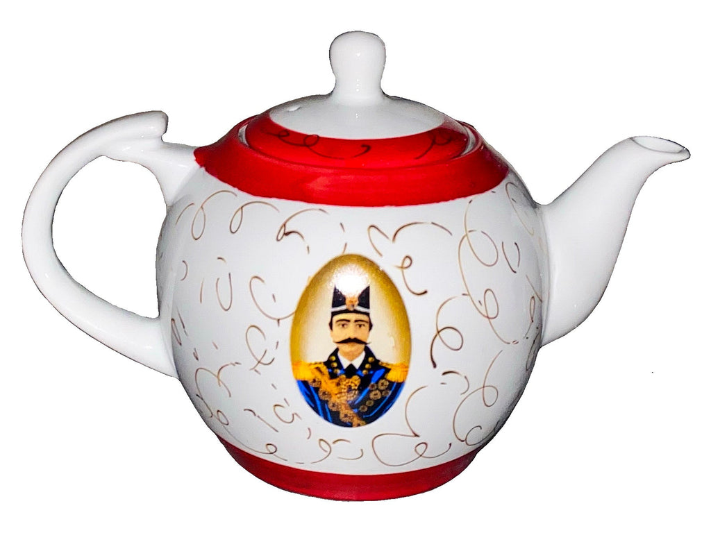 Shah Abbas Ceramic Teapot - Hand Painted - 5 Cups - Kettles - Kalamala - Kalamala