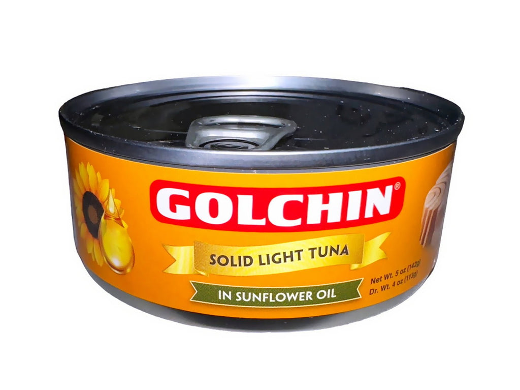 Solid Light Tuna - Sunflower Oil - Easy Open ( Ton e Mahi ) - Canned Fish & Meat - Kalamala - Golchin