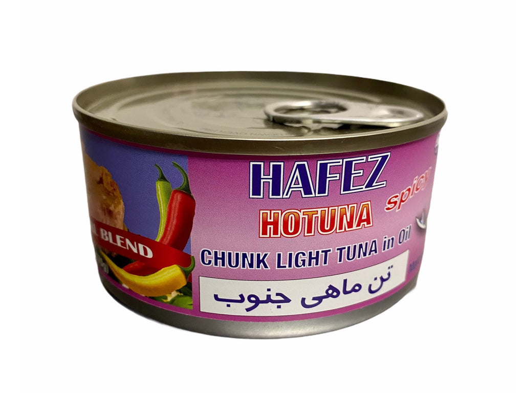 Tuna Fish In Oil - Spicy - Easy Open ( Ton e Mahi ) - Canned Fish & Meat - Kalamala - Hafez
