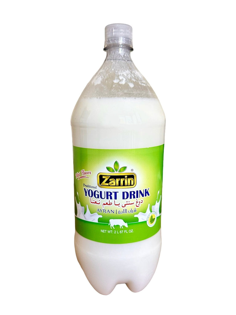 Yogurt Soda Zarrin Mint Flavor (Family Size) (Doogh)(Dough Zarin Nanaaei) - Kalamala - Zarrin